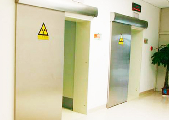 Radiation protection door